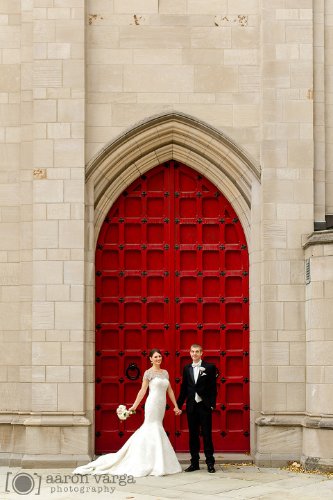 31 cathedral of learning wedding red door(pp w480 h721) - University Club Wedding