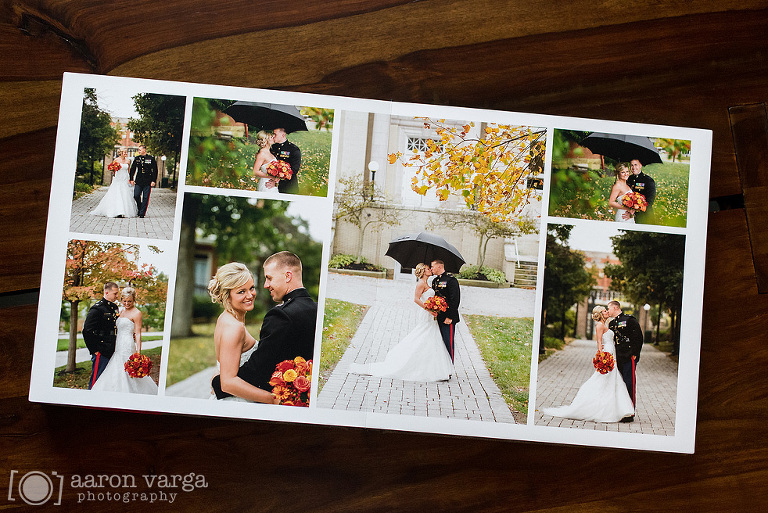09 best wedding album(pp w768 h513) - Brown and Red Leather Flush Mount Wedding Album
