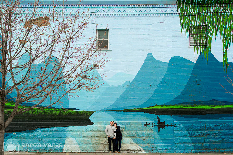 12 mural engagement photo(pp w768 h510) - Natalie + Tim | Pittsburgh Strip District Engagement Photos