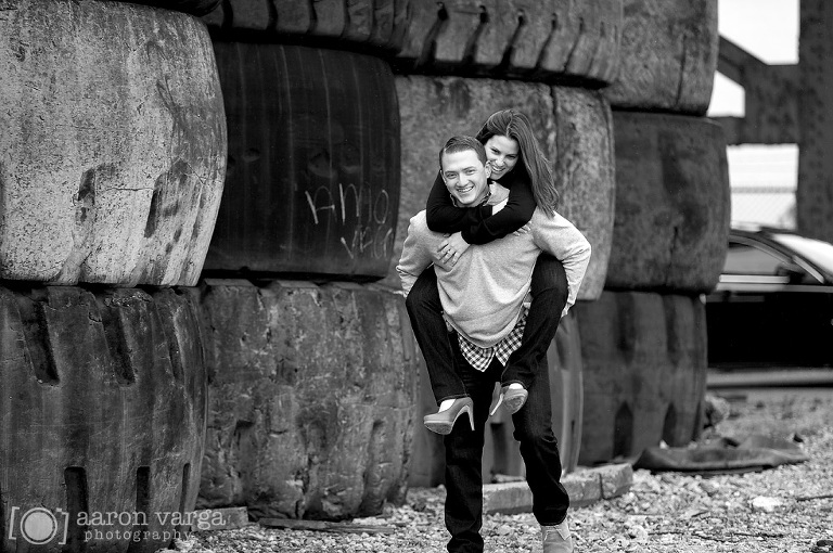 18 tire yard pittsburgh(pp w768 h510) - Natalie + Tim | Pittsburgh Strip District Engagement Photos