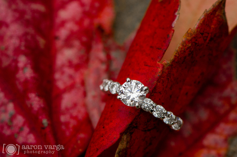 28 fall engagement ring photo(pp w768 h510) - Natalie + Tim | Pittsburgh Strip District Engagement Photos
