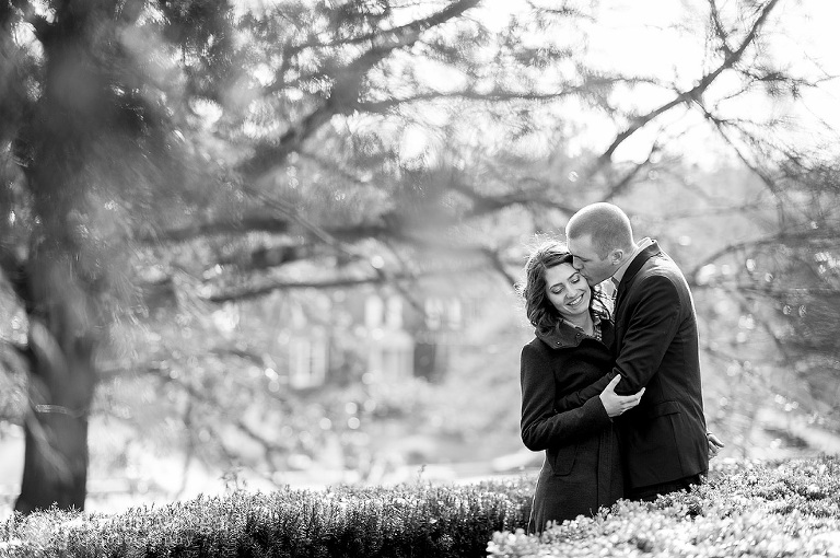 26 mellon park in winter(pp w768 h510) - Shannon + Bobby | Hartwood Acres Engagement Photos