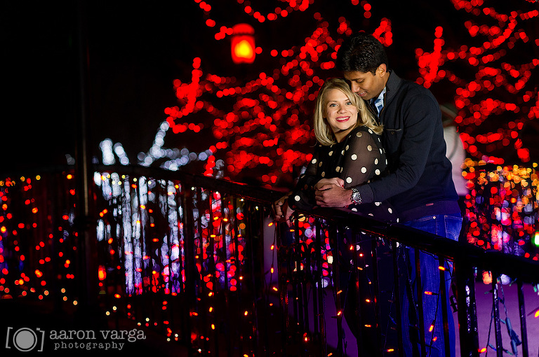 20 kennywood christmas lights engagement(pp w768 h510) - Nicole + Yash | Kennywood Engagement Photos