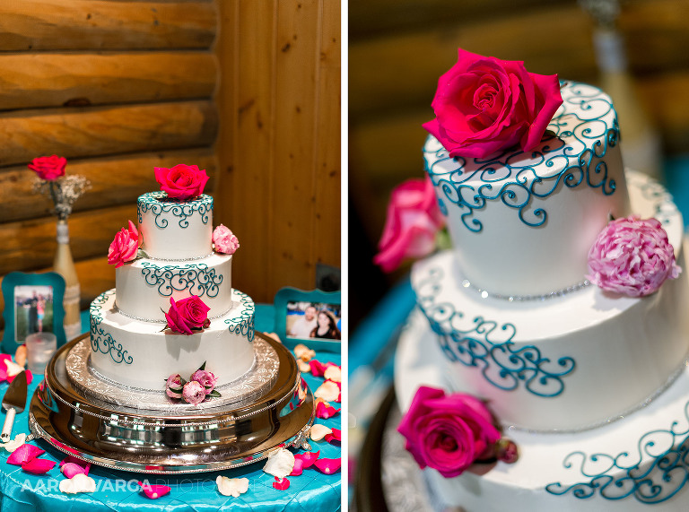 06 blue pink lace wedding cake(pp w768 h571) - Best of 2014: Cakes