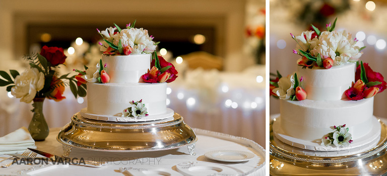 12 red white floral wedding cake(pp w768 h350) - Best of 2014: Cakes