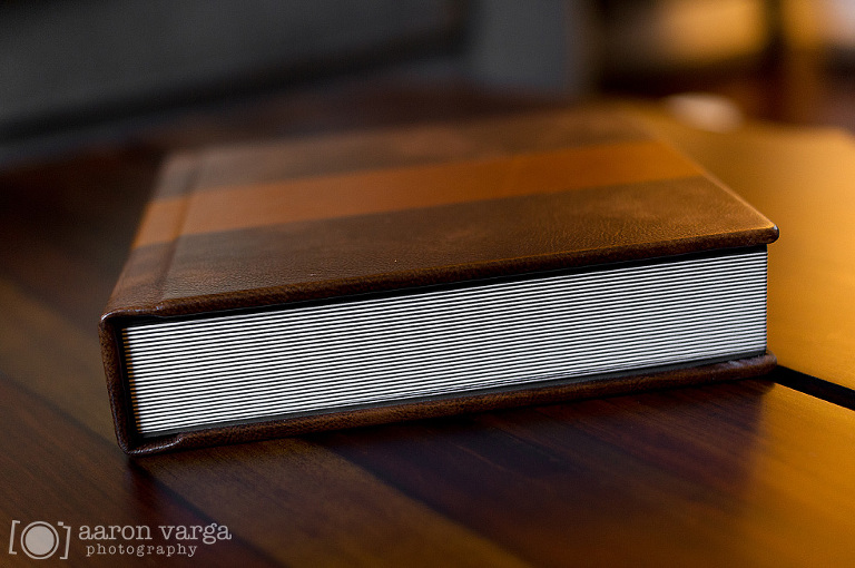 03 finao one wedding album(pp w768 h510) - Brown and Orange Leather Finao ONE Wedding Album