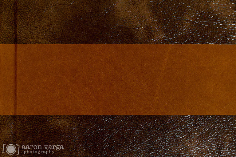 04 finao leather krumble chiara(pp w768 h510) - Brown and Orange Leather Finao ONE Wedding Album