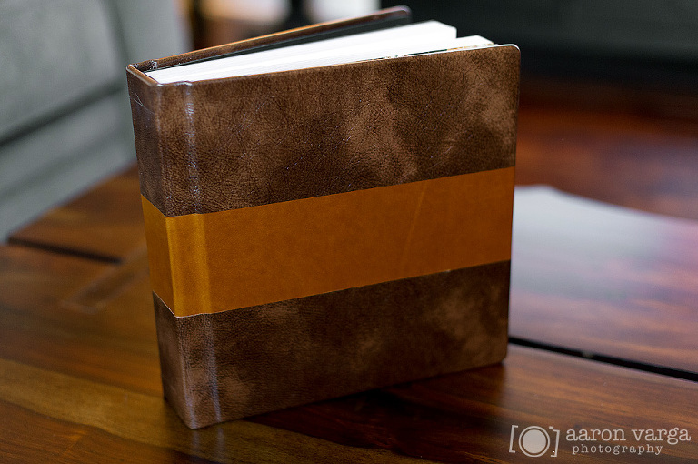 09 finao one leather wedding album krumble(pp w768 h510) - Brown and Orange Leather Finao ONE Wedding Album