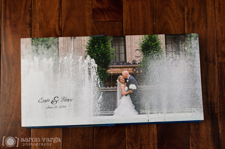 08 omni william penn wedding album(pp w768 h511) - Blue Leather Finao ONE Wedding Album