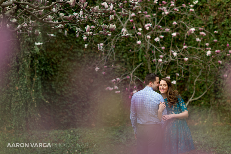 04 downtown pittsburgh magnolias(pp w768 h511) - Dana + Brian | Downtown Pittsburgh Engagement Photos