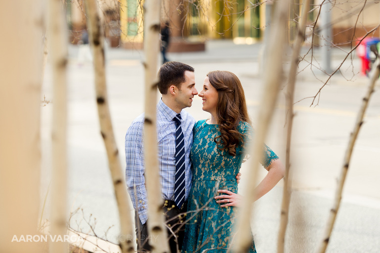 15 birch trees pittsburgh engagement(pp w768 h511) - Dana + Brian | Downtown Pittsburgh Engagement Photos