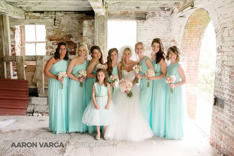 20 teal bridesmaid dresses(pp w768 h512) - West Overton Barn Wedding