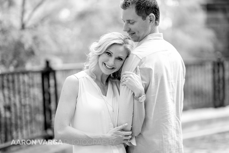 13 schenley cafe cobblestone engagement(pp w768 h512) - Marissa + Matt | Schenley Park and North Shore Engagement Photos