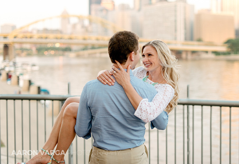 27 pittsburgh skyline engagement(pp w768 h528) - Marissa + Matt | Schenley Park and North Shore Engagement Photos