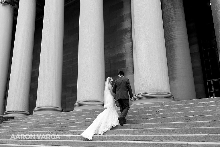 21 mellon institute pillars weding photos(pp w768 h512) - Cassidy + David | Westin Convention Center Wedding Photos