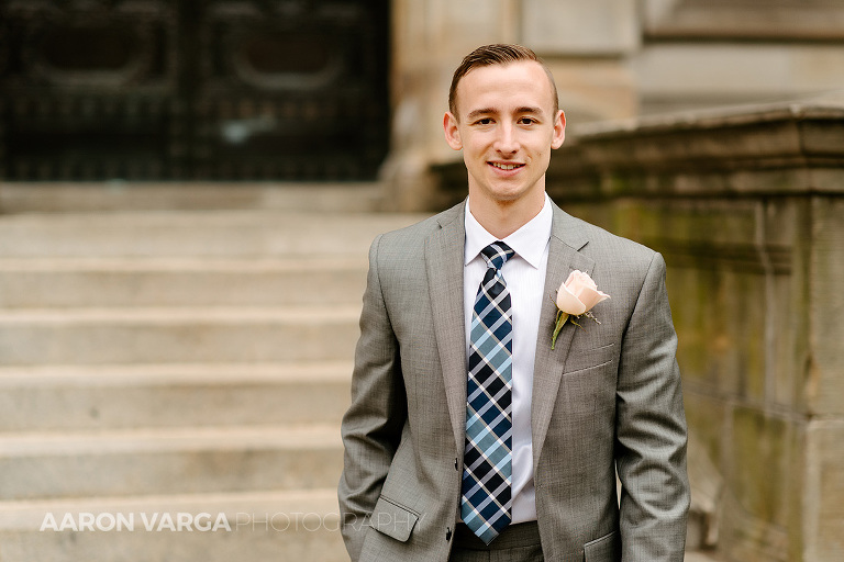 11 groom portrait(pp w768 h512) - Wyndham Pittsburgh University Center Wedding