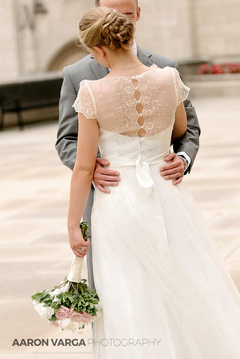 28 wedding dress back(pp w480 h718) - Wyndham Pittsburgh University Center Wedding