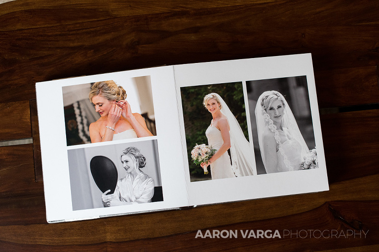 08 longue vue club wedding album(pp w768 h512) - Silver and White Leather Flush Mount Wedding Album | Longue Vue Club