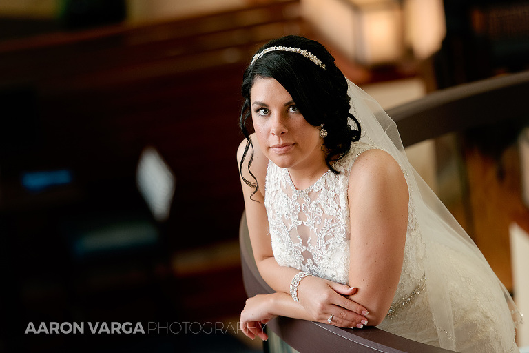 06 bridal portrait leaning(pp w768 h512) - Alisha + Andrew | LeMont Wedding Photos