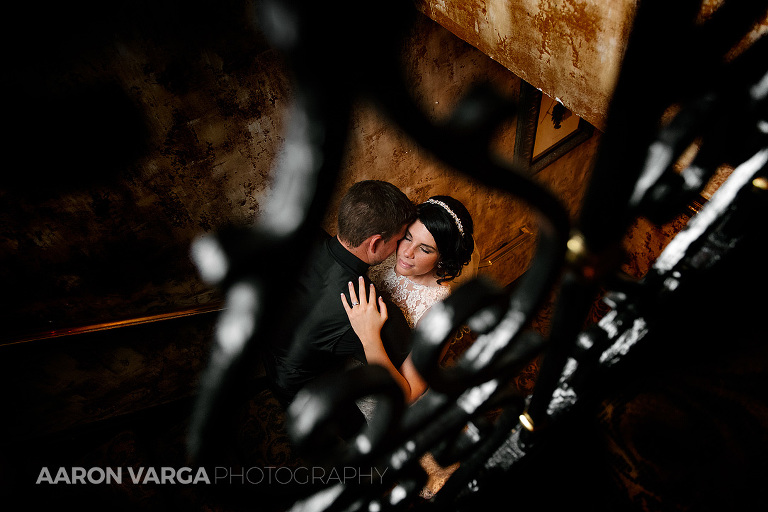 33 flash end of night portrait wedding(pp w768 h512) - Alisha + Andrew | LeMont Wedding Photos