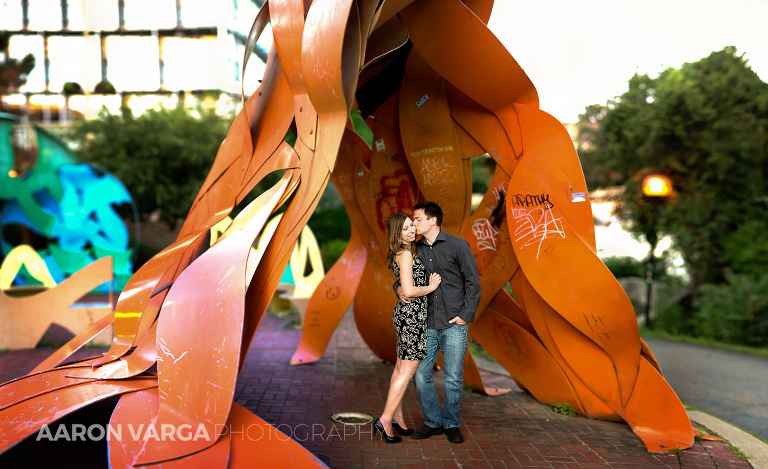 23 north shore sculpture(pp w768 h469) - Jolene + Kurt | Duquesne University and North Shore Engagement Photos
