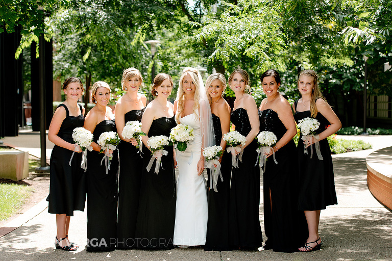 08 black bridesmaid dresses(pp w768 h512) - Mallory + Mark | Circuit Center & Ballroom Wedding Photos