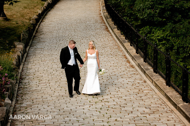 30 schenley park cobblestone(pp w768 h512) - Mallory + Mark | Circuit Center & Ballroom Wedding Photos