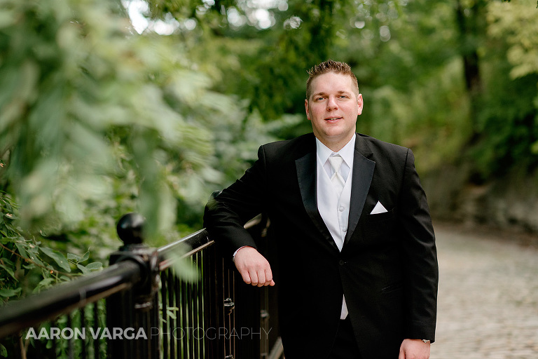 35 groom schenley park(pp w768 h512) - Mallory + Mark | Circuit Center & Ballroom Wedding Photos