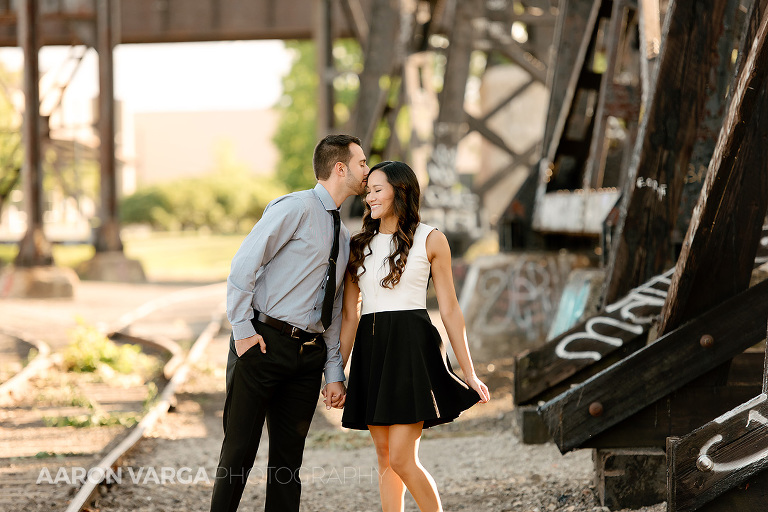 02 railroad strip district(pp w768 h512) - Gina + Anthony | Strip District and Mt. Washington Engagement Photos