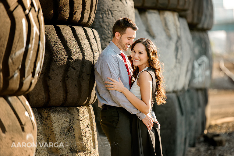10 tire yard pittsburgh(pp w768 h512) - Gina + Anthony | Strip District and Mt. Washington Engagement Photos