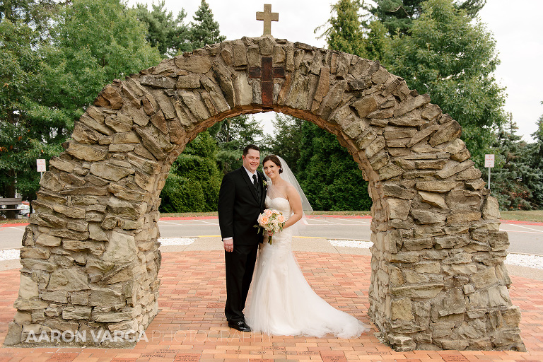 12 St. Alphonsus Catholic Church arch(pp w768 h512) - Alison + Matt | Butler Country Club Wedding Photos