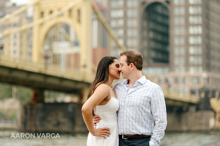 13 pittsburgh bridges engagement(pp w768 h512) - Simi + Will | Downtown and North Shore Engagement Photos