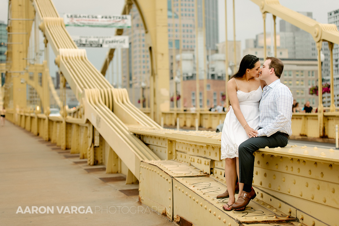 22 yellow bridges engagement - Simi + Will | Downtown and North Shore Engagement Photos