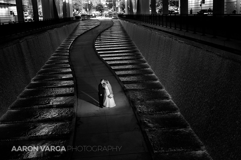 32 convention center off camera lighting(pp w768 h512) - Kirstin + Brad | Pittsburgh Athletic Association Wedding Photos