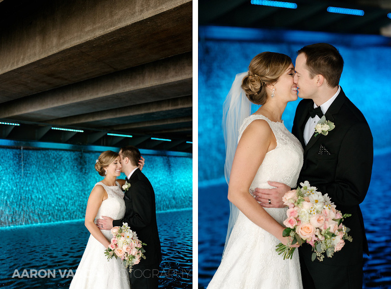 36 convention center lights(pp w768 h567) - Kirstin + Brad | Pittsburgh Athletic Association Wedding Photos