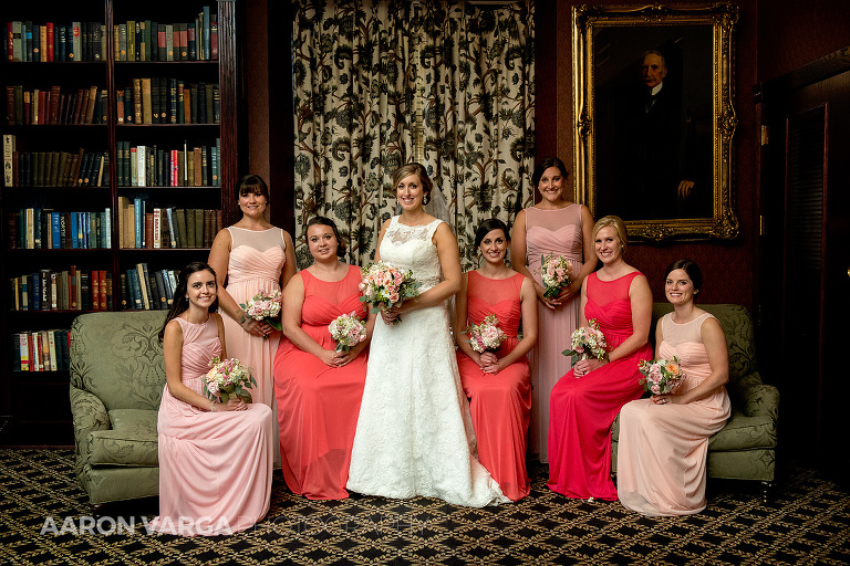 39 vogue pose bridal party(pp w768 h512) - Kirstin + Brad | Pittsburgh Athletic Association Wedding Photos
