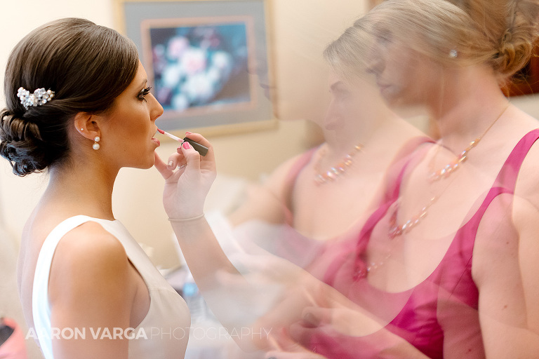 05 bride getting ready prisming(pp w768 h512) - Chloe + Jared | Oakmont Country Club Wedding Photos