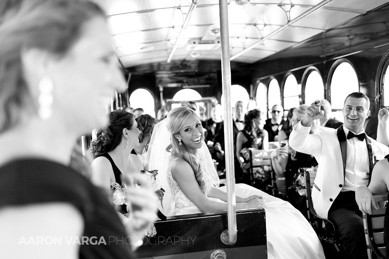 13 oglebay trolley wedding(pp w768 h512) - Gina + Chris | Oglebay Resort Wedding Photos