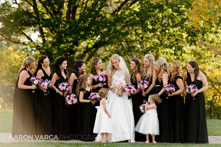 16 black bridesmaid dresses wedding(pp w768 h512) - Gina + Chris | Oglebay Resort Wedding Photos