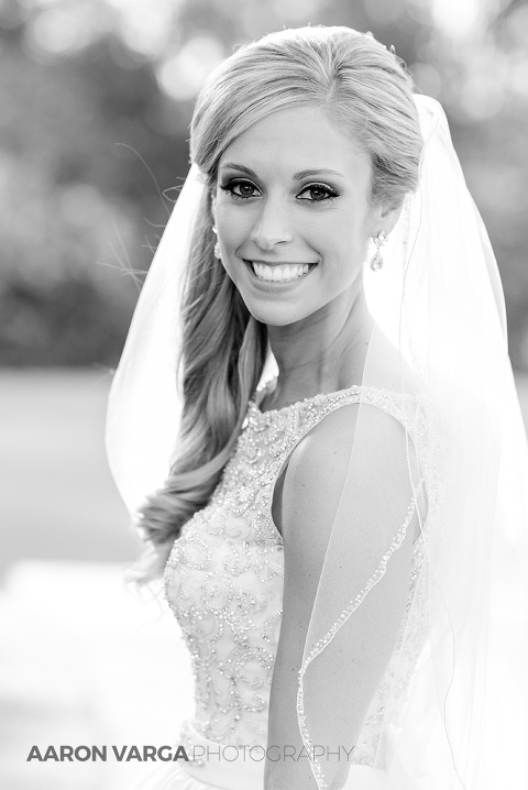 20 black white bride portrait(pp w480 h718) - Gina + Chris | Oglebay Resort Wedding Photos