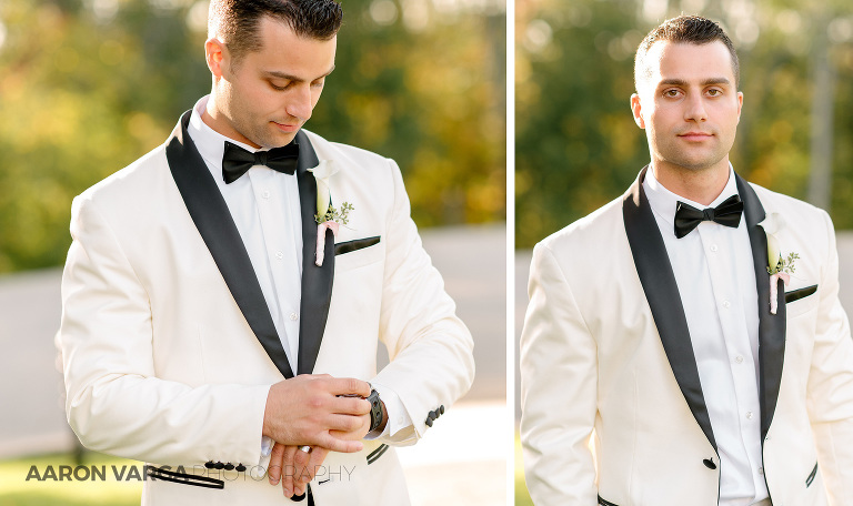 22 ivory tuxedo groom(pp w768 h456) - Gina + Chris | Oglebay Resort Wedding Photos