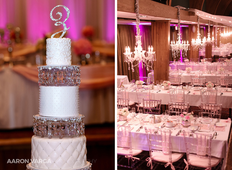 39 pink wedding reception details(pp w768 h564) - Gina + Chris | Oglebay Resort Wedding Photos