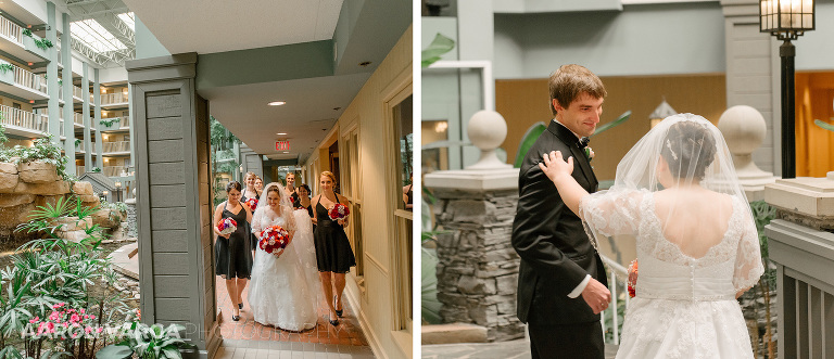 09 first look wedding(pp w768 h331) - Kacie + Trevor | Heinz Chapel & Embassy Suites Wedding Photos