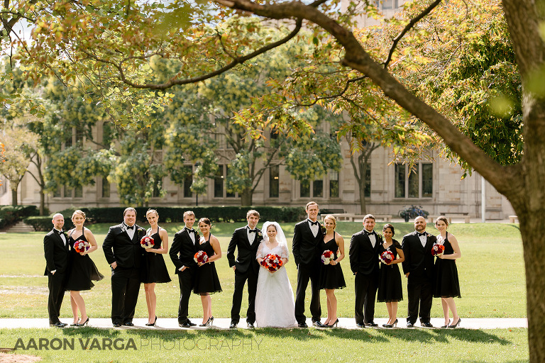 18 black dress bridal party(pp w768 h512) - Kacie + Trevor | Heinz Chapel & Embassy Suites Wedding Photos