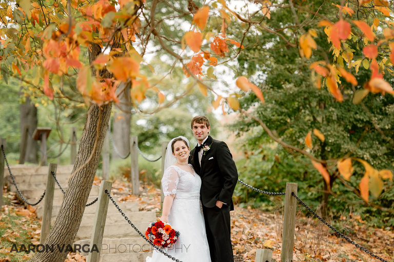41 fall leaves wedding(pp w768 h512) - Kacie + Trevor | Heinz Chapel & Embassy Suites Wedding Photos
