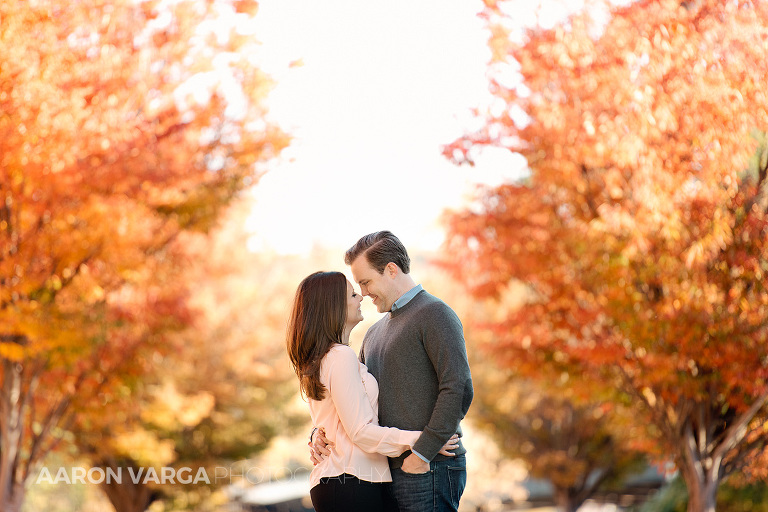 12 pittsburgh fall engagement(pp w768 h512) - Dina + Brendan | Washington's Landing and Mellon Park Engagement