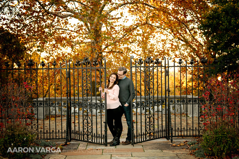 32 wrought iron fence pittsburgh(pp w768 h512) - Dina + Brendan | Washington's Landing and Mellon Park Engagement