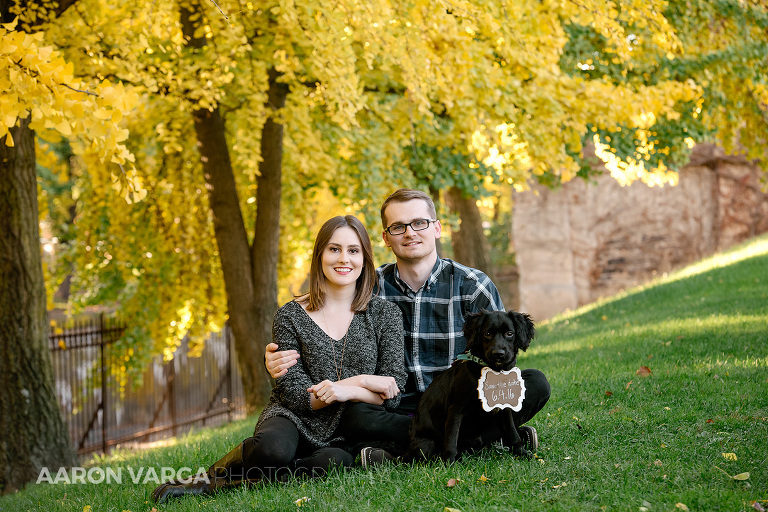 05 engagement photos with dog(pp w768 h512) - Kelsey + Mike | West Park and Mt. Washington Engagement Photos