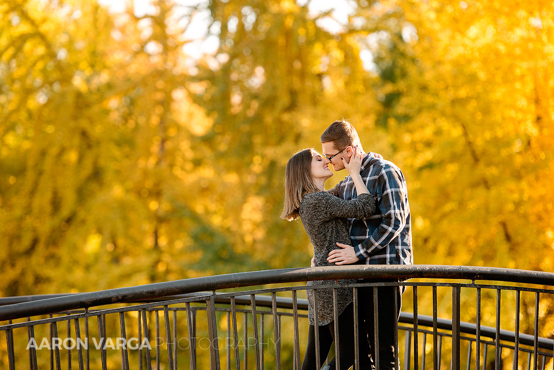 09 yellow trees fall engagement - Kelsey + Mike | West Park and Mt. Washington Engagement Photos