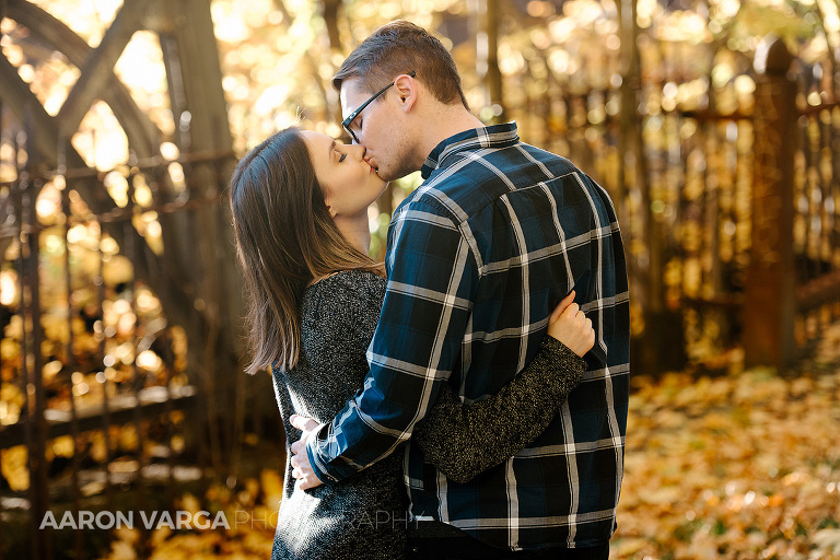 16 fall engagement photos in the woods(pp w768 h512) - Kelsey + Mike | West Park and Mt. Washington Engagement Photos
